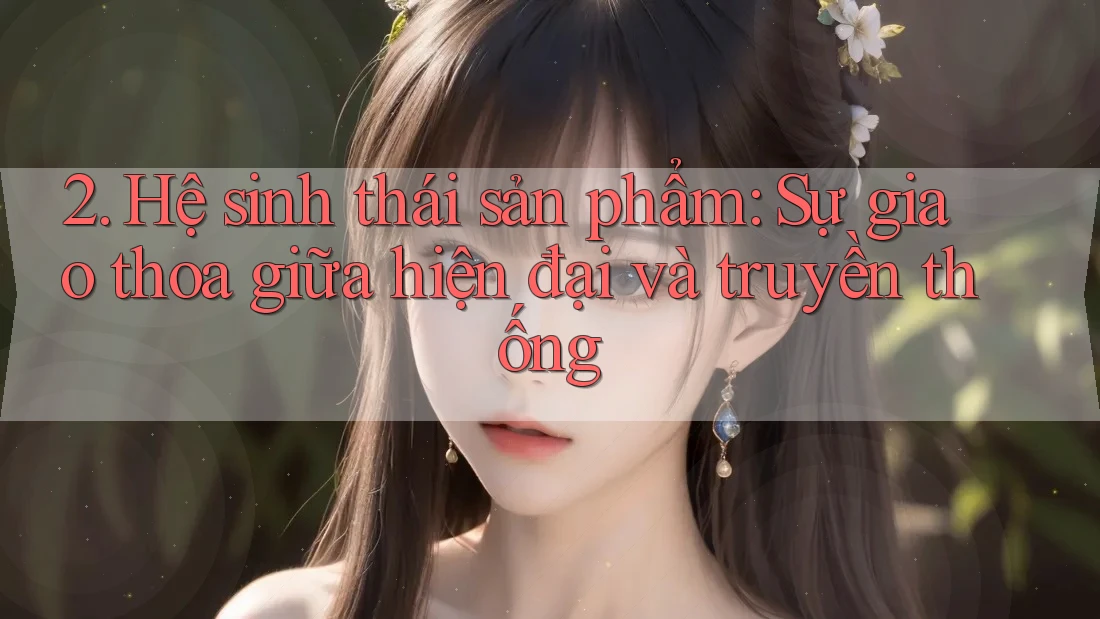 2. Hệ sinh thái sản phẩm: Sự giao thoa giữa hiện đại và truyền thống 2. Hệ sinh thái sản phẩm: Sự giao thoa giữa hiện đại và truyền thống