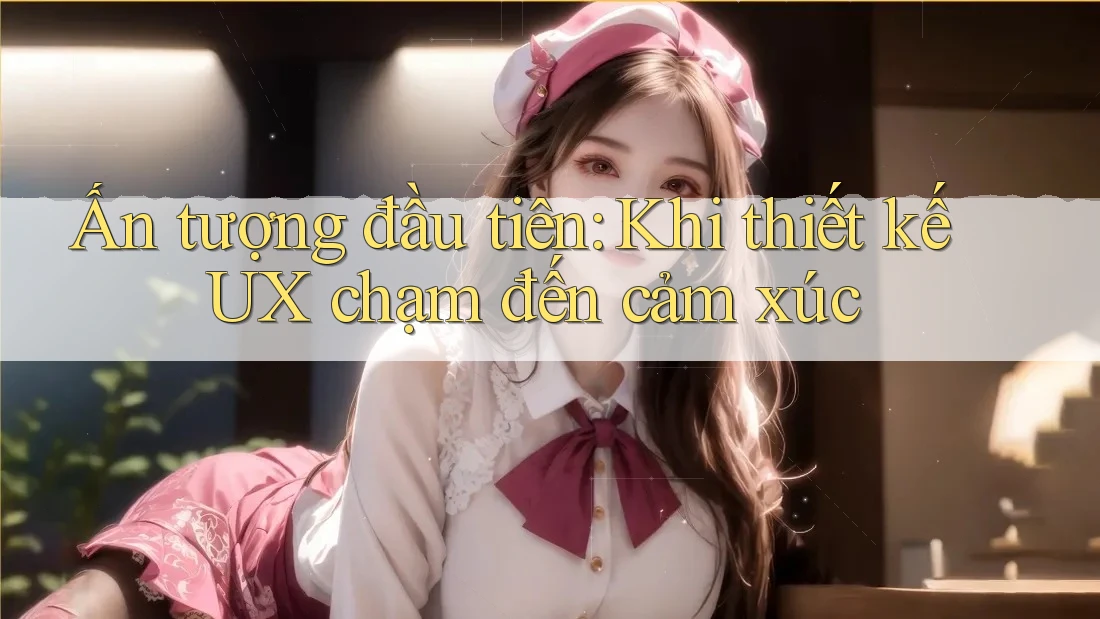 Ấn tượng đầu tiên: Khi thiết kế UX chạm đến cảm xúc Ấn tượng đầu tiên: Khi thiết kế UX chạm đến cảm xúc