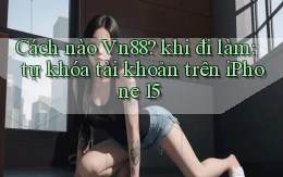 Cách nào Vn88 khi đi làm tự khóa tài khoản trên iPhone 15