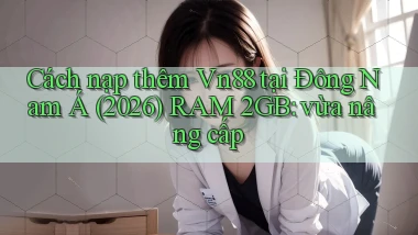 Cách nạp thêm Vn88 tại Đông Nam Á (2026) RAM 2GB vừa nâng cấp
