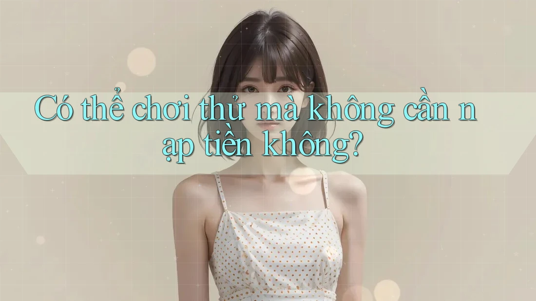 Có thể chơi thử mà không cần nạp tiền không? Có thể chơi thử mà không cần nạp tiền không?