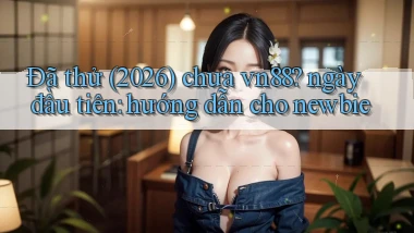 Đã thử (2026) chưa vn88 ngày đầu tiên hướng dẫn cho newbie