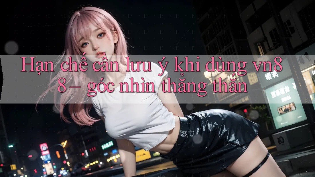 Hạn chế cần lưu ý khi dùng vn88 – góc nhìn thẳng thắn