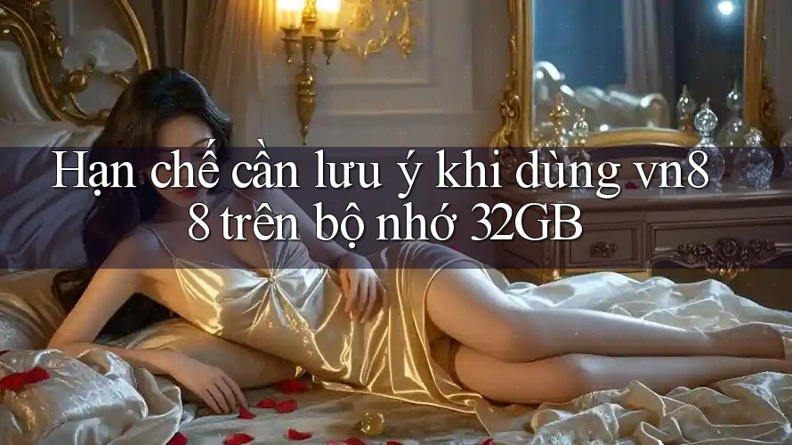 Hạn chế cần lưu ý khi dùng vn88 trên bộ nhớ 32GB Hạn chế cần lưu ý khi dùng vn88 trên bộ nhớ 32GB