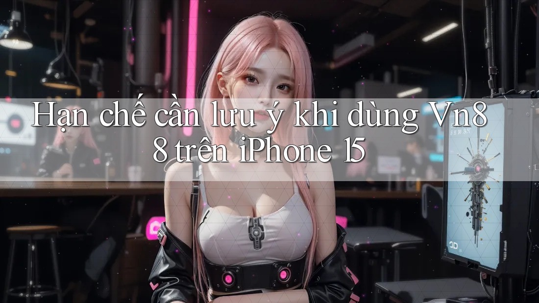 Hạn chế cần lưu ý khi dùng Vn88 trên iPhone 15