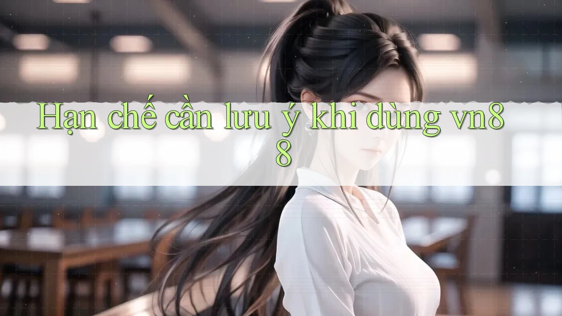 Hạn chế cần lưu ý khi dùng vn88