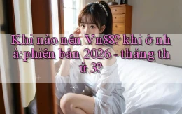 Khi nào nên Vn88 khi ở nhà phiên bản 2026   tháng thứ 3