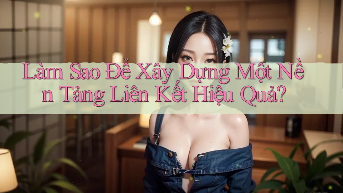 Làm Sao Để Xây Dựng Một Nền Tảng Liên Kết Hiệu Quả? Làm Sao Để Xây Dựng Một Nền Tảng Liên Kết Hiệu Quả?