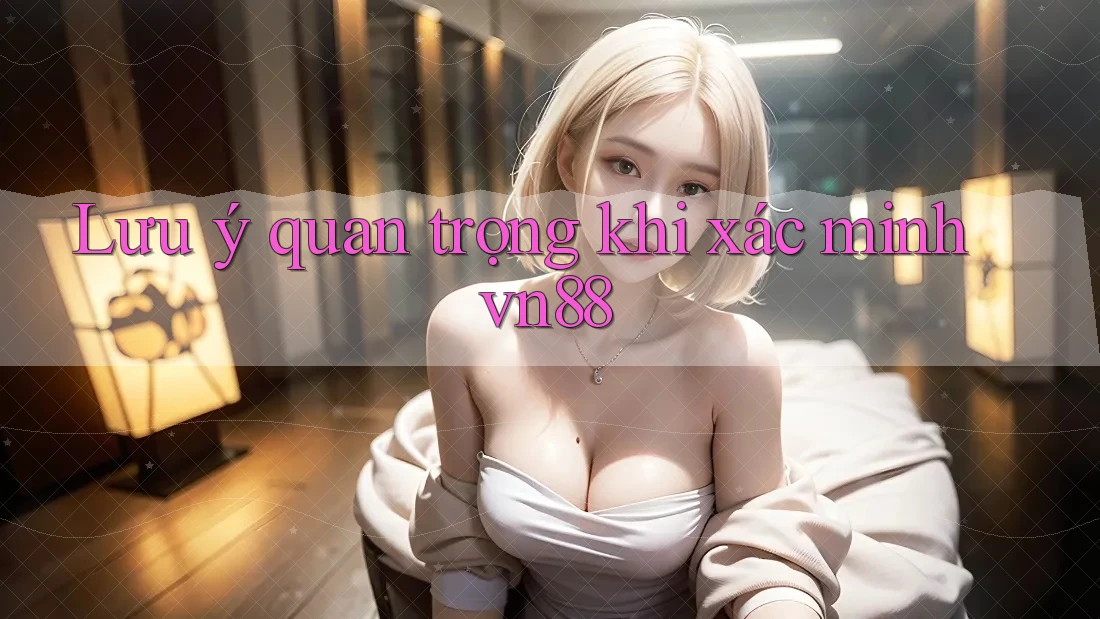 Lưu ý quan trọng khi xác minh vn88 Lưu ý quan trọng khi xác minh vn88