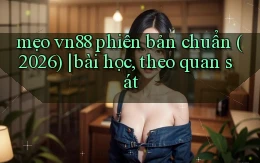 mẹo vn88 phiên bản chuẩn (2026) bài học, theo quan sát