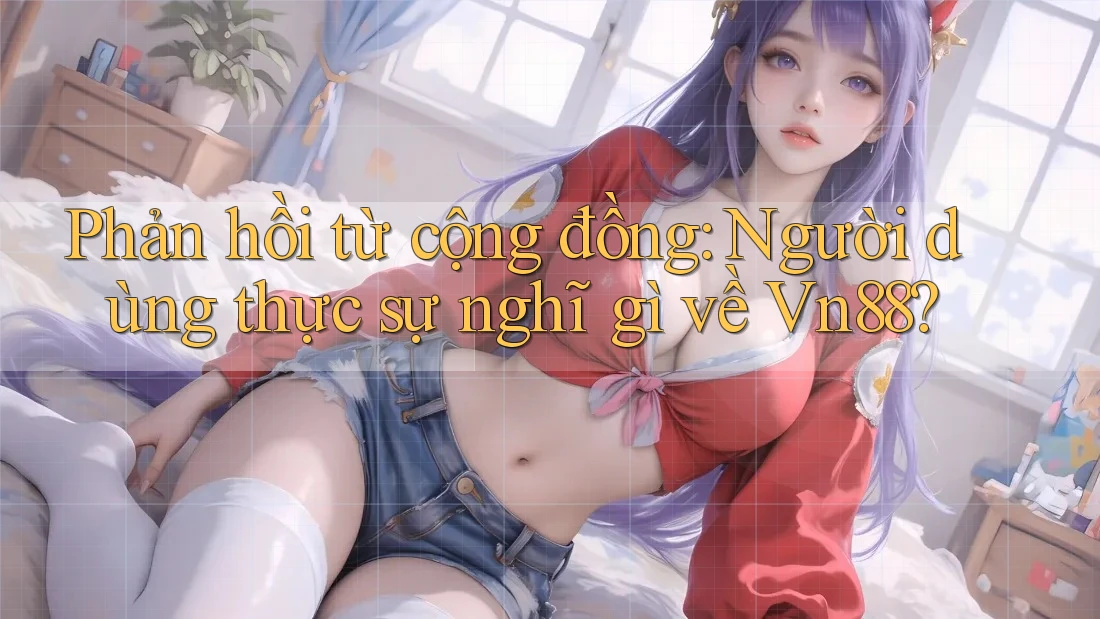 Phản hồi từ cộng đồng: Người dùng thực sự nghĩ gì về Vn88? Phản hồi từ cộng đồng: Người dùng thực sự nghĩ gì về Vn88?