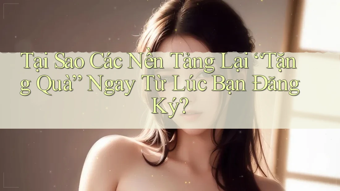 Tại Sao Các Nền Tảng Lại “Tặng Quà” Ngay Từ Lúc Bạn Đăng Ký?