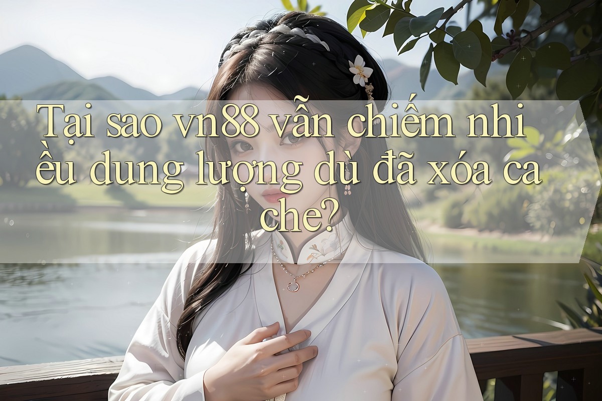 Tại sao vn88 vẫn chiếm nhiều dung lượng dù đã xóa cache? Tại sao vn88 vẫn chiếm nhiều dung lượng dù đã xóa cache?