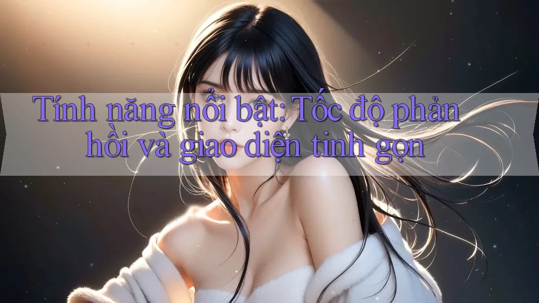 Tính năng nổi bật: Tốc độ phản hồi và giao diện tinh gọn