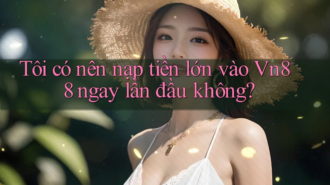 Tôi có nên nạp tiền lớn vào Vn88 ngay lần đầu không? Tôi có nên nạp tiền lớn vào Vn88 ngay lần đầu không?