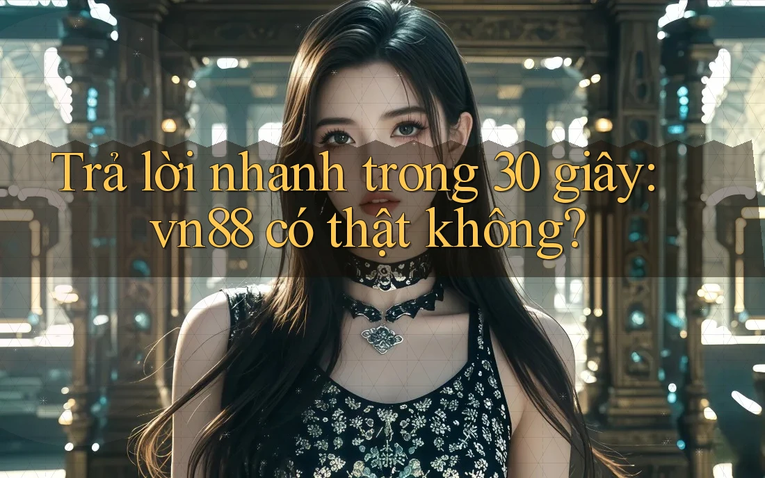 Trả lời nhanh trong 30 giây: vn88 có thật không?