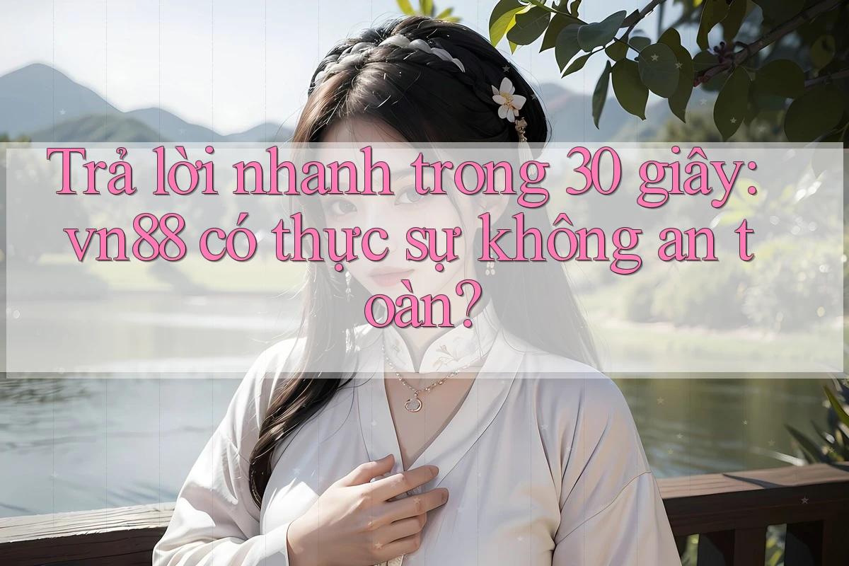Trả lời nhanh trong 30 giây: vn88 có thực sự không an toàn? Trả lời nhanh trong 30 giây: vn88 có thực sự không an toàn?