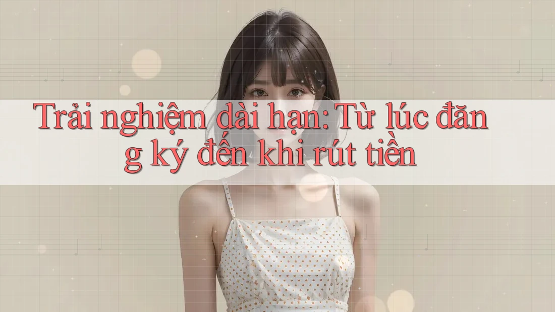 Trải nghiệm dài hạn: Từ lúc đăng ký đến khi rút tiền