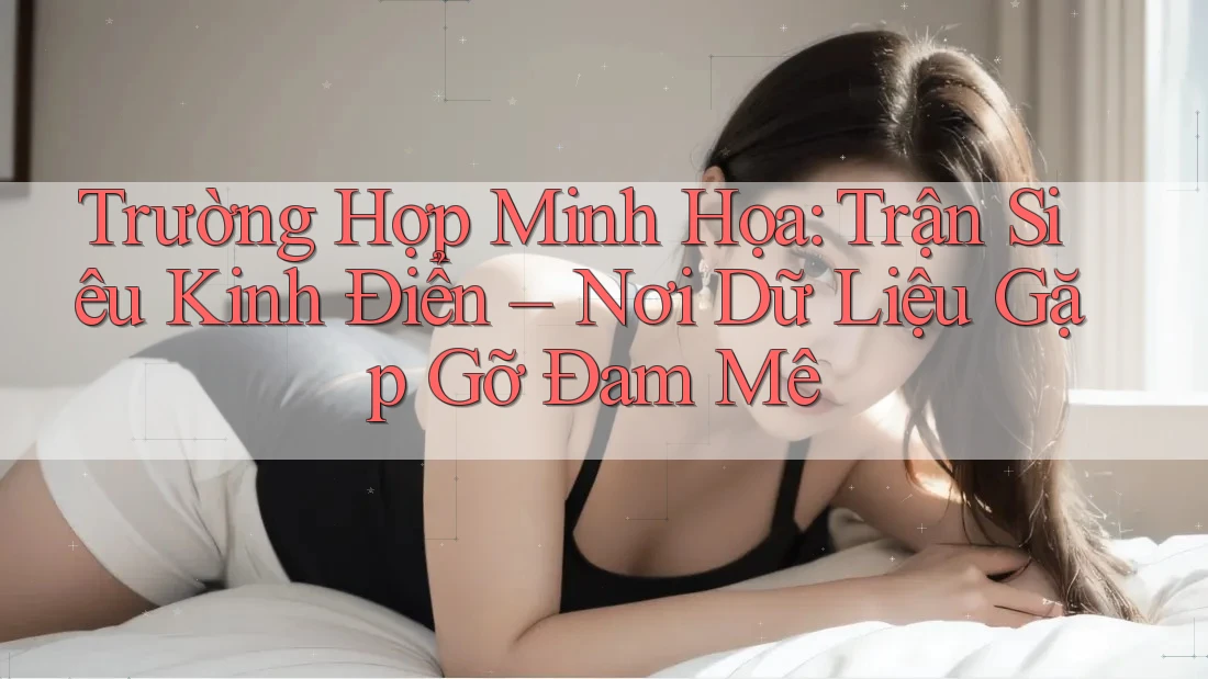Trường Hợp Minh Họa: Trận Siêu Kinh Điển – Nơi Dữ Liệu Gặp Gỡ Đam Mê
