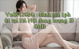 Vn88 (2026) đánh giá 1 phút tại Hà Nội dung lượng 100MB