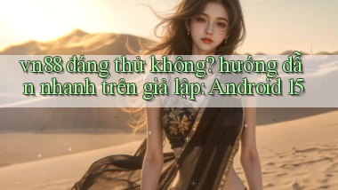 vn88 đáng thử không hướng dẫn nhanh trên giả lập Android 15