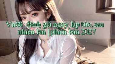 Vn88 đánh giá ngay lập tức, sau nhiều lần phiên bản 2027