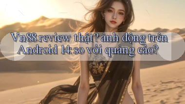 Vn88 review thật ảnh động trên Android 14 so với quảng cáo